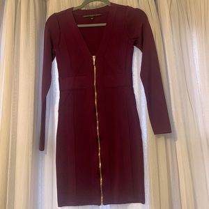 Plum long sleeve bodycon from Guess. Only wore once.